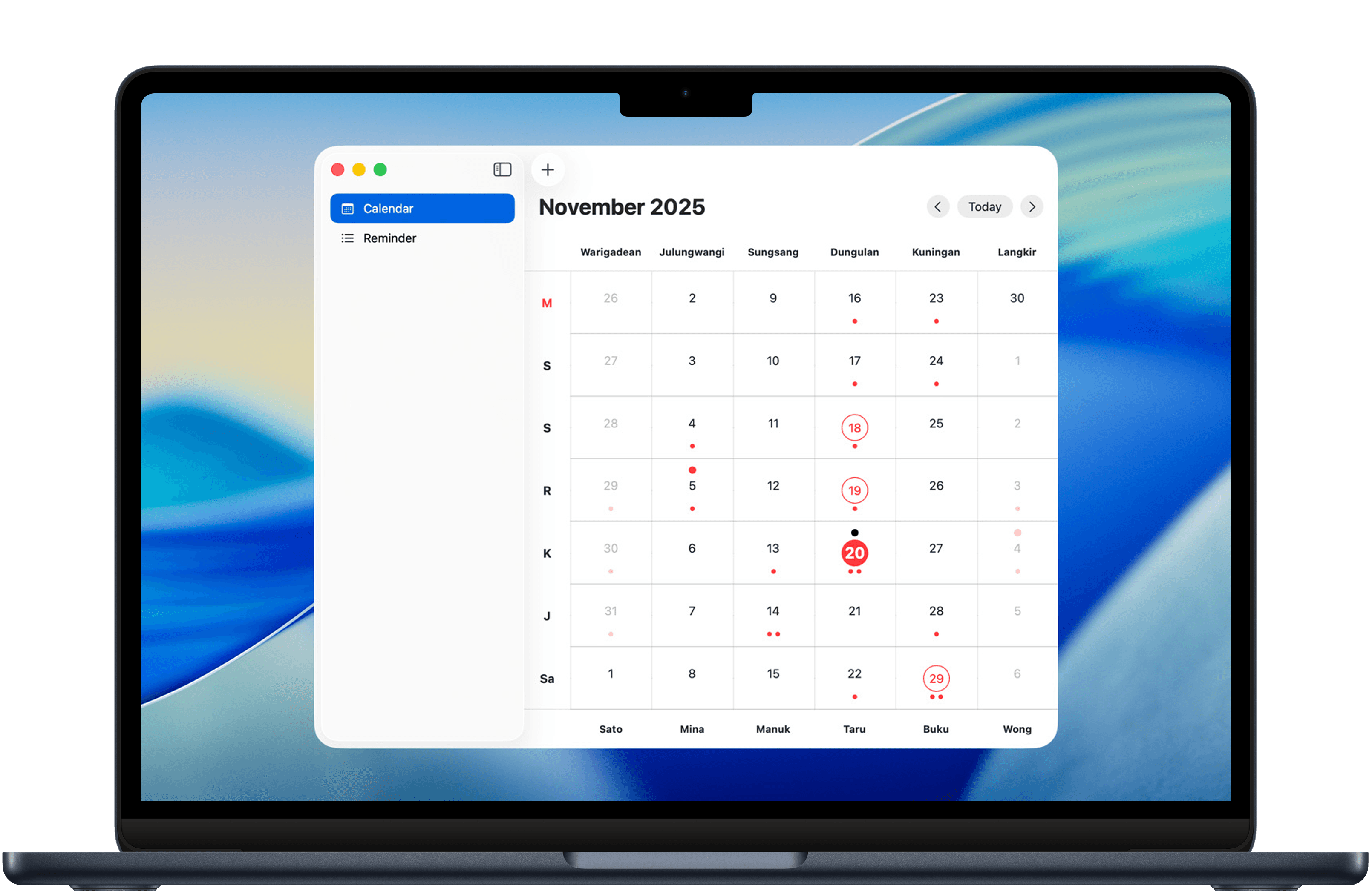 Kalender Bali iOS App