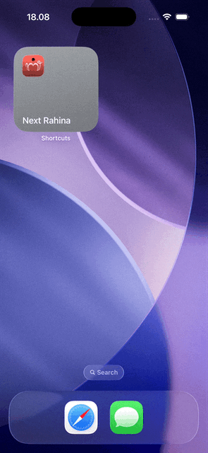 Demo Siri Shortcut